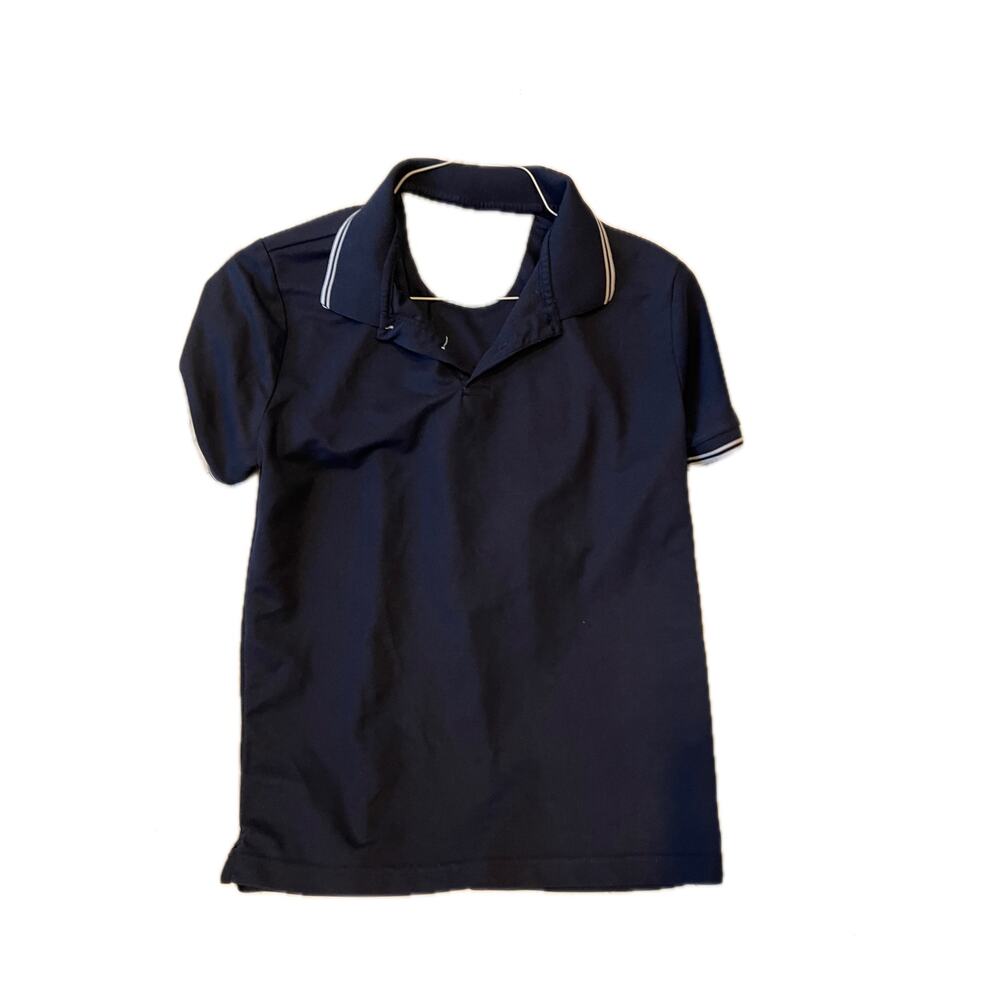 Across the Pond Blue Polo Golf Shirt Mens S
